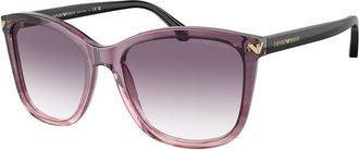 Emporio Armani EA4060 59668H Womens Sunglasses Purple Size 56