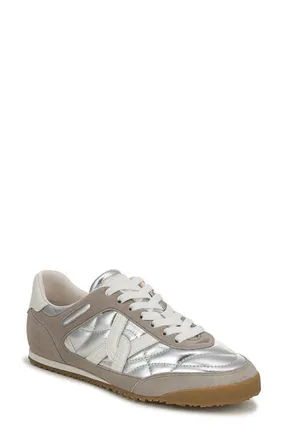 Veronica Beard Natalia Slip-On Sneaker in Silver/Grey Suede at Nordstrom, Size 5.5