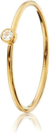Lily & Roo Gold Thin Diamond Style Stacking Ring