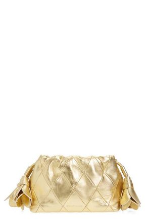 Zimmermann Small Cloud 91 Clutch in Gold at Nordstrom