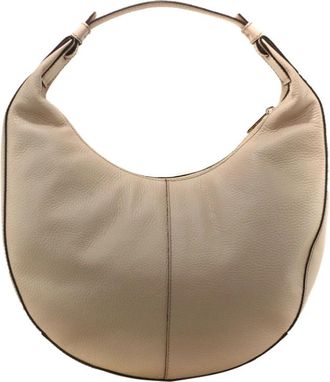 Furla Mia Stella Schoudertas - Dames - Schoudertassen - Beige - ONE Size - Leer - Tassen