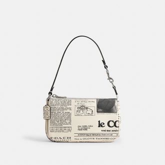 Coach Nolita 19 With Newspaper Print