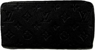 Louis Vuitton Pre-owned Wallets, female, Black, Size: ONE SIZE Pre-owned Canvas wallets