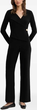 Joseph Ribkoff Tuta con scollo a V - Nero