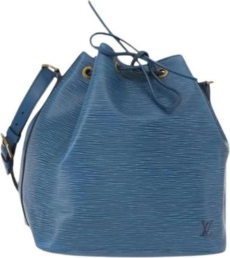 Louis Vuitton Pre-owned Bucket Bags, female, Blue, Size: ONE SIZE Pre-owned Vintage Bucket Bag