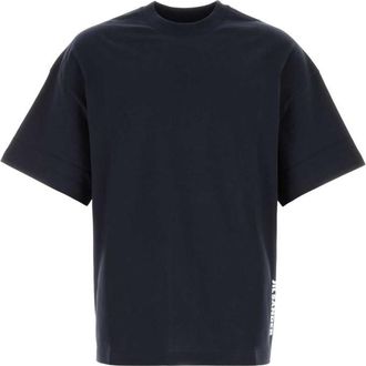 Jil Sander Navy Blue Logo T-Shirts