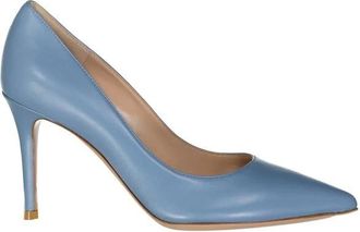Gianvito Rossi Leren Pumps - Dames - Pumps - Blauw - 36 EU - Leer - Schoenen