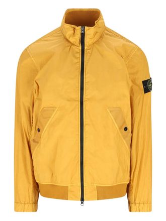 Stone Island Jack met Compass-logopatch en rits - Geel