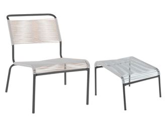 Schubiger M&ouml;bel Lounger + Hocker S&auml;ntis