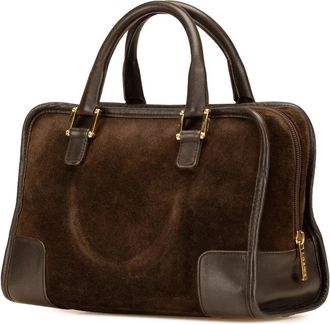 Loewe Crossbody Bags - 1990-2025 Suede Amazona 28 - Gr. unisize - in Braun - für Damen