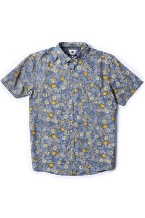 Vissla Mens Hana Eco Short Sleeve Shirt In Slate