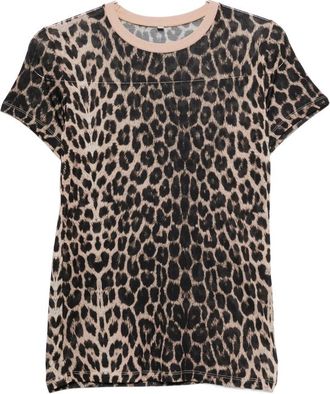 BASERANGE Leopard-print T-shirt