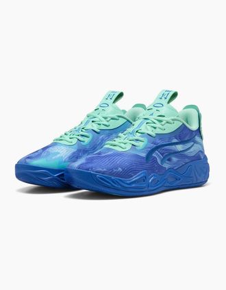 Puma Mens Mb.04 Lo Team Basketball Trainers - Blue - Size: 10.5