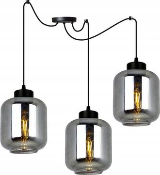 OEM L&aacute;mpara Colgante Moderna Y Elegante Con Pantalla De Cristal