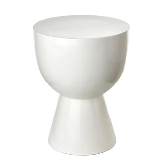 Pols Potten Tip Tap Hocker, H 46 cm, weiss
