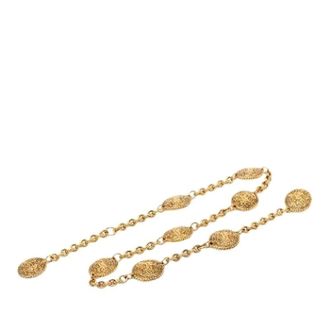 Chanel Pre-owned Belts, female, Yellow, Size: ONE SIZE Pre-owned Vintage Chain Belt