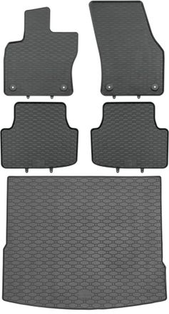 OEM Volkswagen Tiguan Ii Suv De Mayo De 2016 A 2024. Juego De Alfombrillas De Goma Para Coche Y Alfombrilla Para Maletero