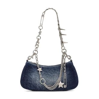 Marc Jacobs Shoulder Bags, female, Blue, ONE SIZE, Quilted Chain Sack