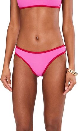 Beach Riot Saffron Bottom Womens Swimwear Electric Pink : XL, Polyester/Spandex