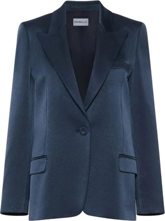 Marella Mllzimino Jas - Dames - Blazers - Blauw - XS - Polyester - Jassen