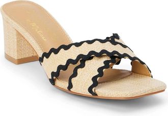 Matisse Footwear Womens Principessa Heeled Sandal In Natural Black