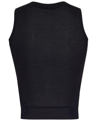 Adam Lippes Cashmere & Silk-Blend Knit Shell