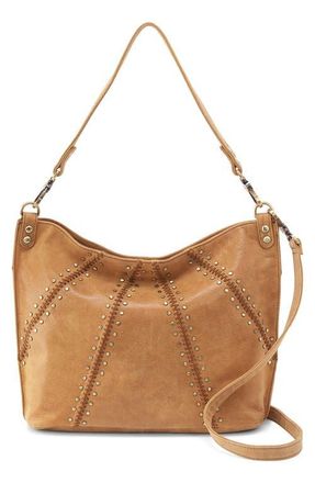 Hobo Pier Leather Shoulder Bag in Whiskey at Nordstrom