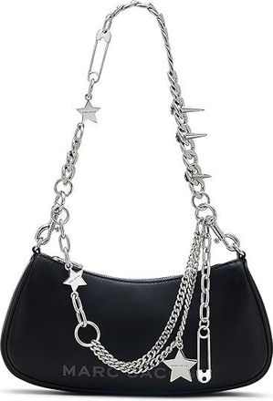 Marc Jacobs The Star Charm Shoulder Bag Shoulder Womens Handbags Black, Leather