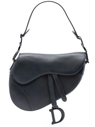 Dior 2019 Ultra Matte Calfskin Saddle Bag shoulder bag - Black