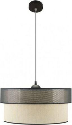 Fabrilamp Fabrilamp - Colgante Félix negro dorado 1xE27 50D