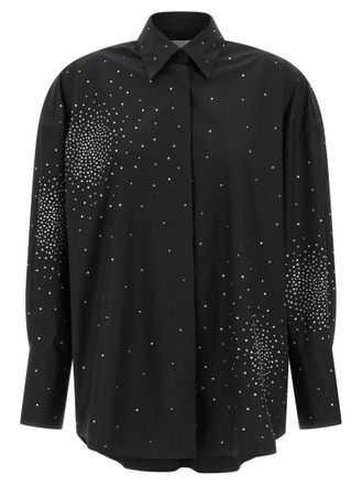 Giuseppe Di Morabito Black Oversized Embellished Shirt