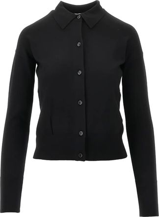 Max Mara Vest met knopen - Zwart