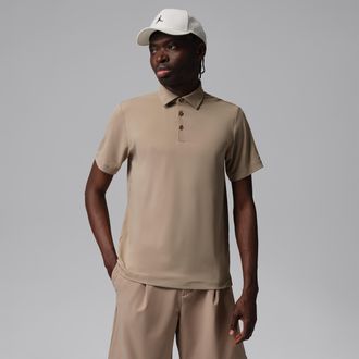 Nike Jordan Mens Jordan Sport Golf Polo in Brown | HQ8479-247