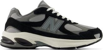 New Balance Unisexo 2010 en Negro/Gris, Gamuza/Malla, Talla 37.5