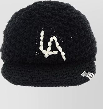 Miharayasuhiro la knit strap cap curved brim