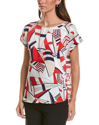 Jones New York Printed Blouse