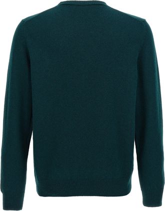 Zanone Virgin Wool Crewneck Sweater - Teal