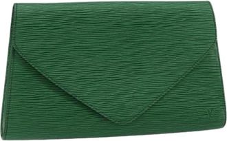 Louis Vuitton Pre-owned Clutches, female, Green, Size: ONE SIZE Pre-owned Vintage Clutch