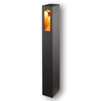 Lucande Lucande - L&aacute;mpara Led Para Exterior jenke En Negro De Aluminio