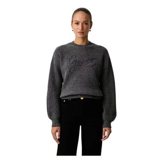 Guess Faith Trui - Dames - Truien - Grijs - Maat: XL Katoen
