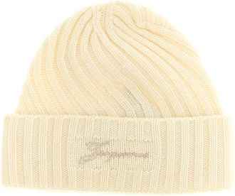 Jacquemus Off White Le Bonnet Tourni Beanie Cap