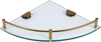 OEM Estantes De Ba&ntilde;o, Estante De Esquina De Vidrio Para Ba&ntilde;o Montado En La Pared, Estante De Vidrio Templado Para Guardar Gel De Ducha/jab&oacute;n - B