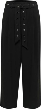 Kaffe Broeken, Dames, Zwart, L, Wide Broeken