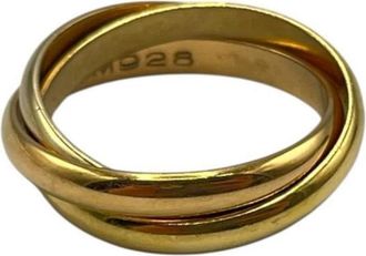 Cartier Gold Silver Yellow Gold (18K) Pink Gold (18K) White Gold (18K) Band Ring (Pre-Owned)