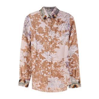 Pierre-Louis Mascia Aloe Long Sleeve Shirt - female - Pierre-Louis Mascia - Shirts - Multicolor - L - Blouses & Shirts