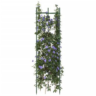 vidaXL Tutores Para Tomates 6 Unidades Acero Y Pp 116 Cm Vidaxl