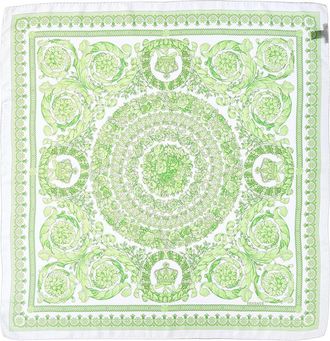 Versace Barocco Print Silk Scarf