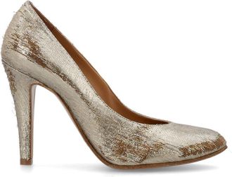 Maison Margiela Gold Textured Collection Pumps
