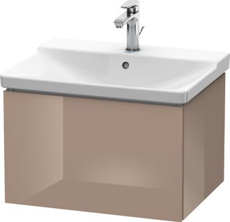 Duravit Duravit L-cube Mueble De Pared, Ancho 620mm, Profundidad 481, 1 Extra&iacute;ble, Se Ajusta A La Medida. Art&iacute;culo 233265, Color: Cappuccino Laca Alto Brillo 