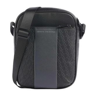 A|X Armani Exchange Heren, Tassen, Zwart, Maat: ONE Size Leer